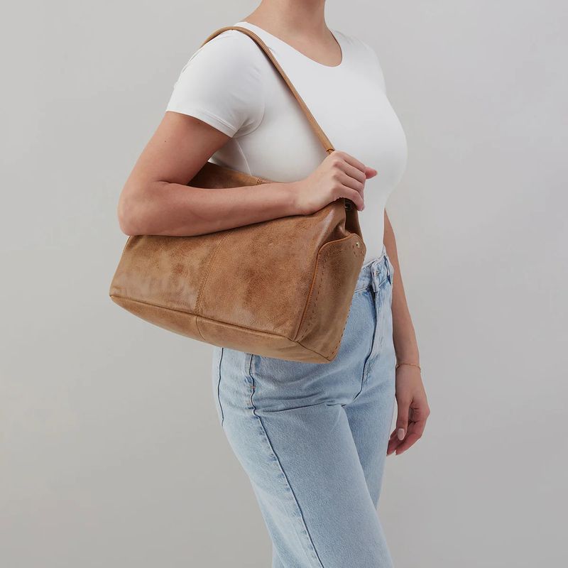 Seneca Shoulder Bag in Buffed Leather