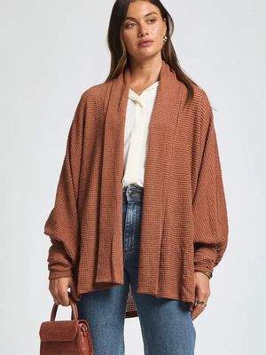 Batwing Sleeve Knit Cardigan