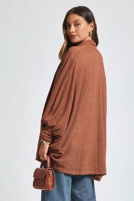 Batwing Sleeve Knit Cardigan