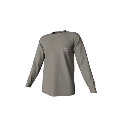 Cupped Ducks Long Sleeve Pocket Tee
