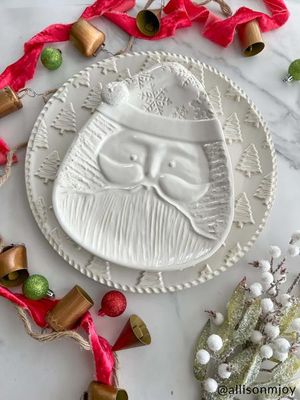 White Christmas Nested Platter Set