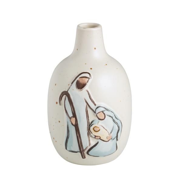 Medium Nativity Bud Vase