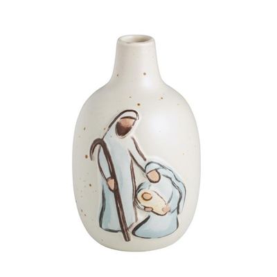 Medium Nativity Bud Vase