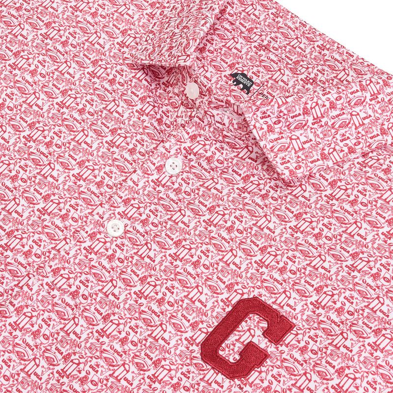 Georgia Icons Printed Performance Polo