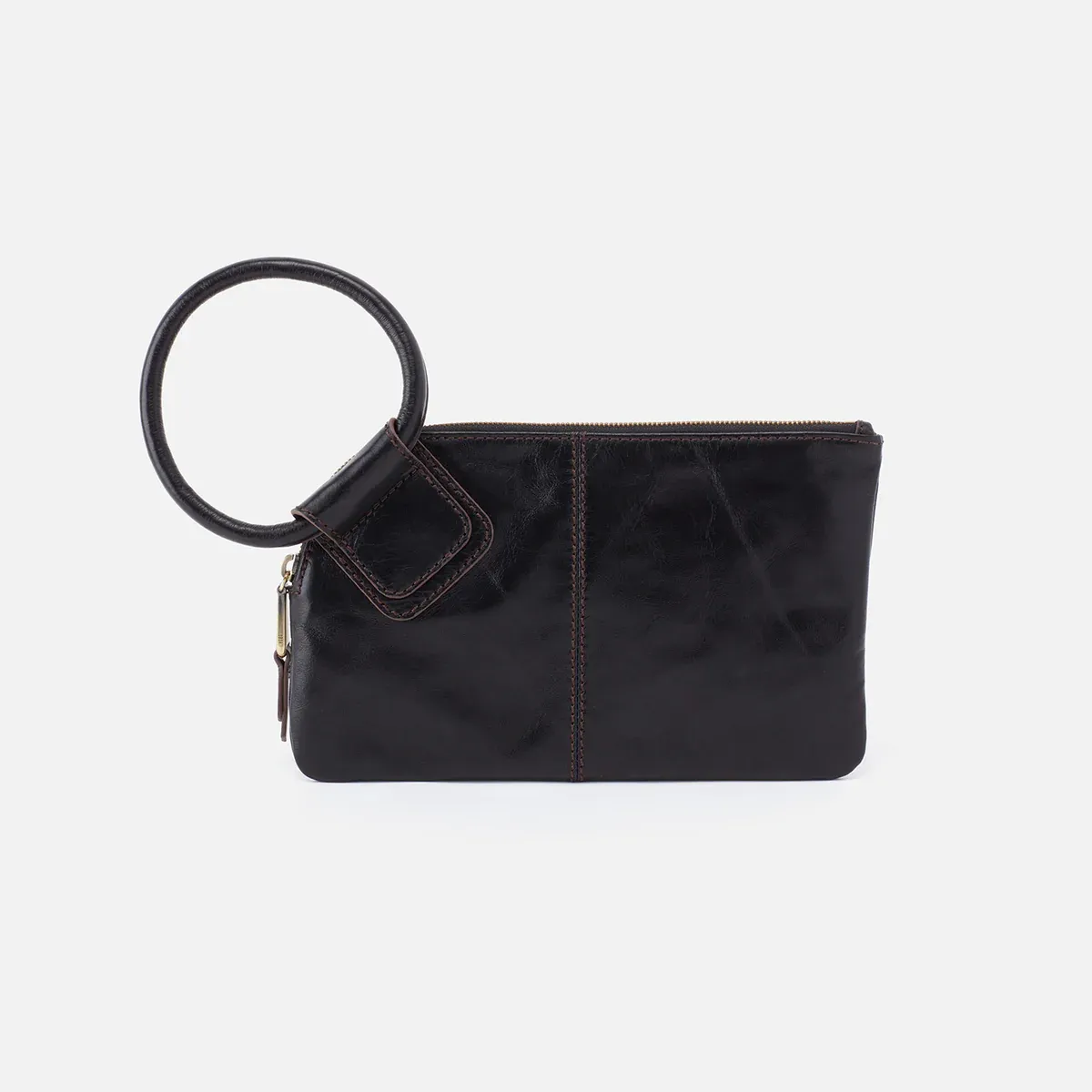 Sable Wristlet - In Polished Leather