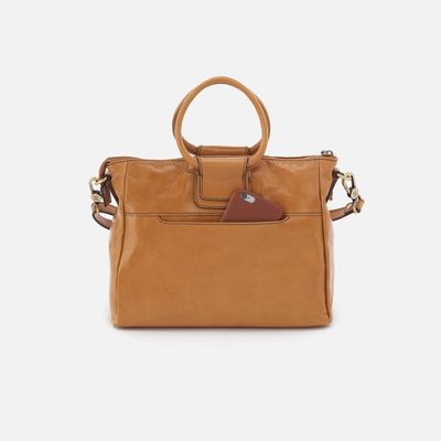 SHEILA MEDIUM Satchel - Polished Leather