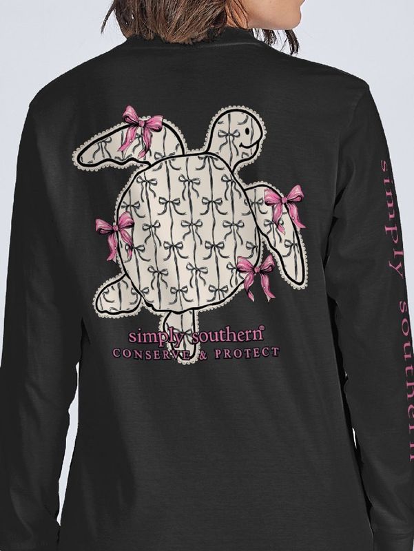 Youth Turtle Ribbon LS T-Shirt