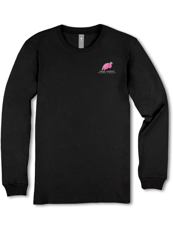Youth Turtle Ribbon LS T-Shirt
