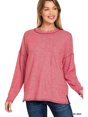 Round-Neck Long Sleeve Tee