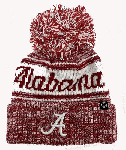 Alabama Crimson Tide Pom Pom Cuff Beanie