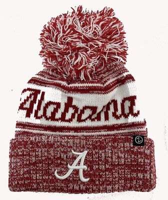 Alabama Crimson Tide Pom Pom Cuff Beanie