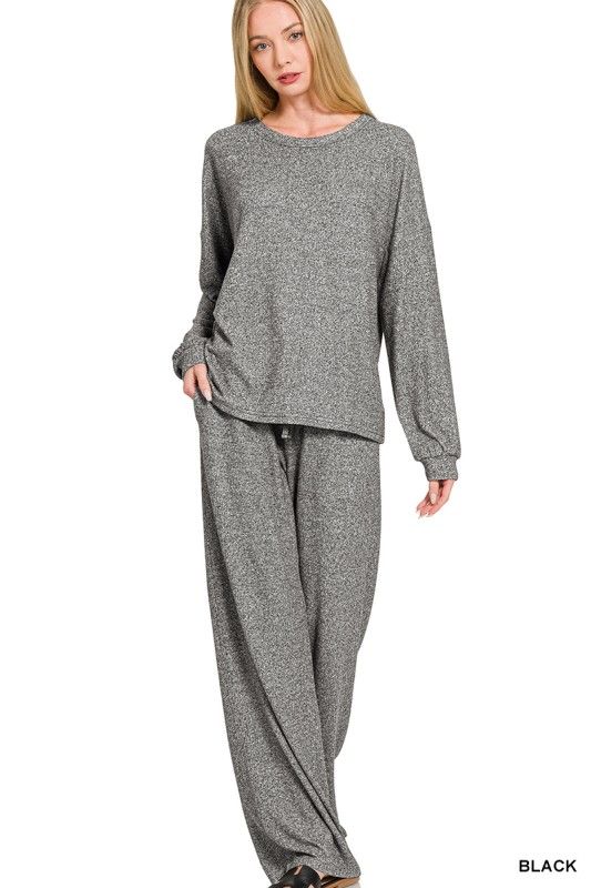 Soft Long Sleeve Tee &amp; Pant Set