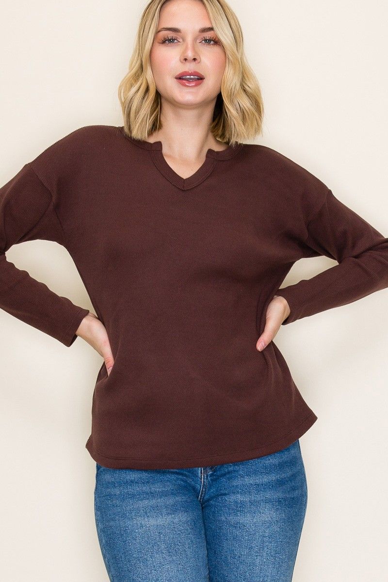 Solid Brushed Thermal Top