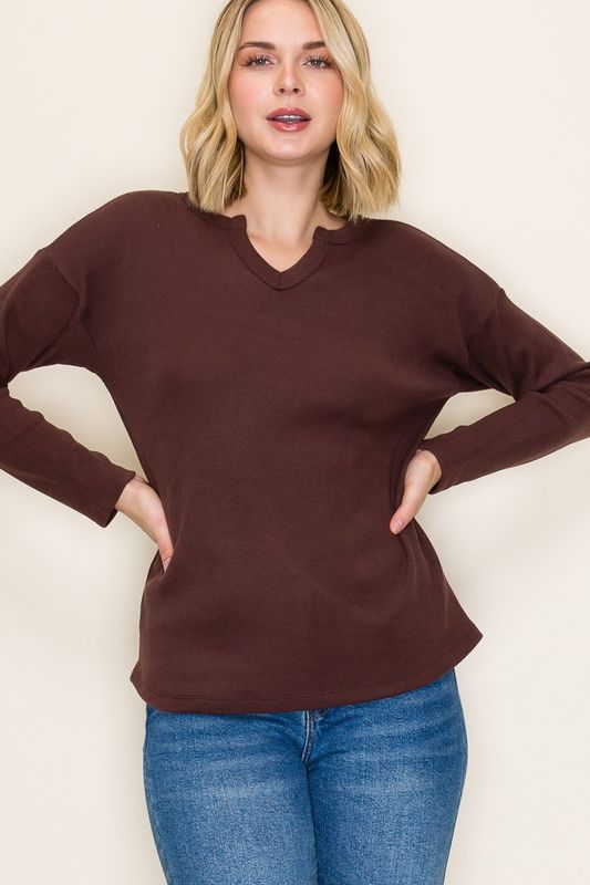 Solid Brushed Thermal Top