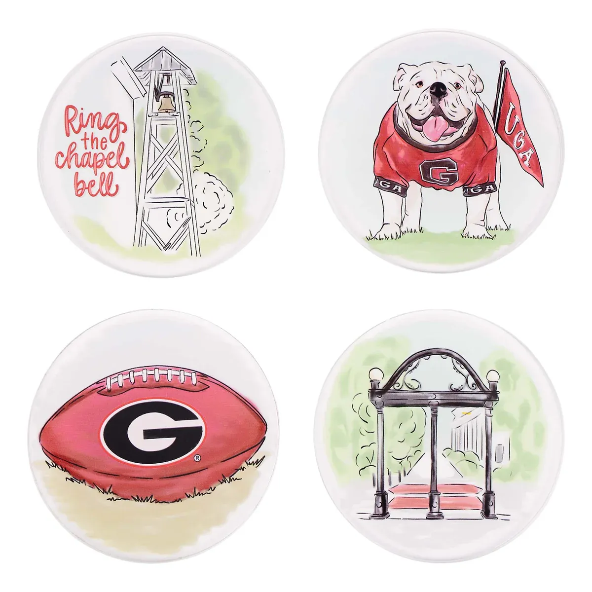 Georgia Coasters Set/4