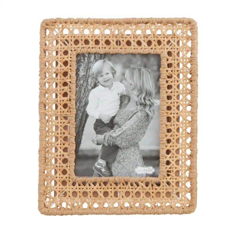 Large Woven Cane Frame