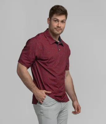 Dawg Walk Printed  Polo