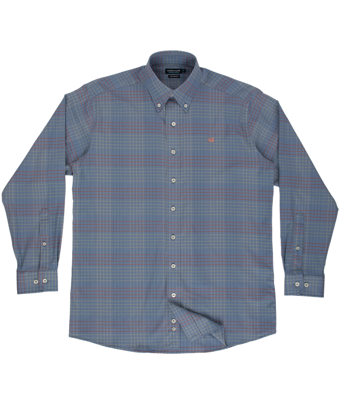 Winfield Grid Performance Dress Shirt 