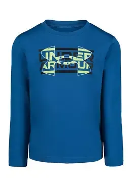 Boys Mesh Logo Graphic T-Shirt