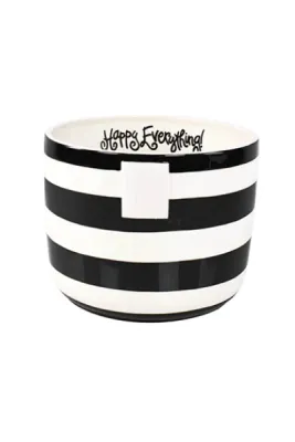 Black Stripe Mini Happy Everything Bowl