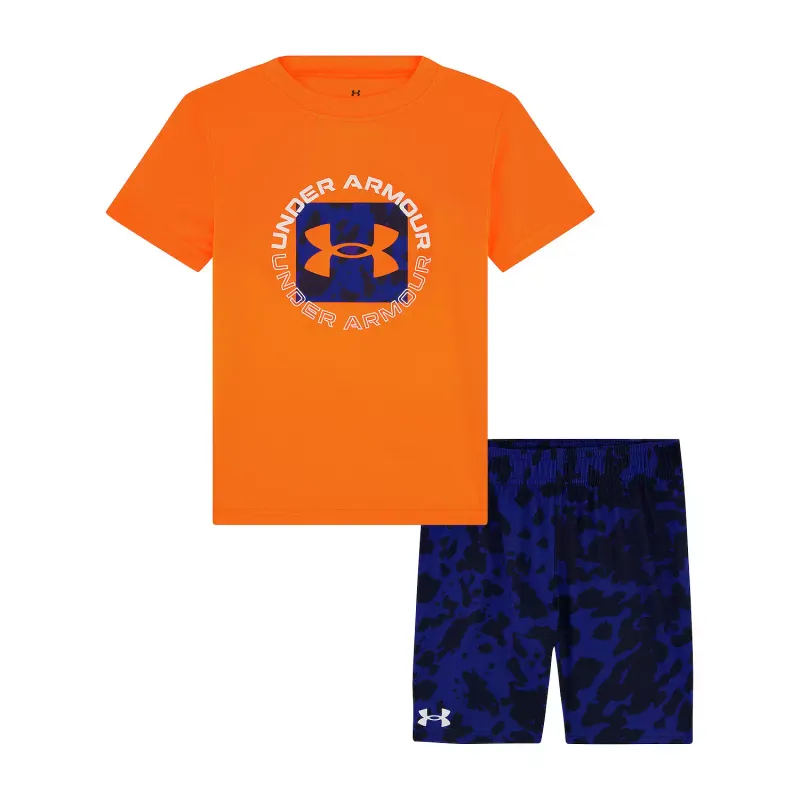 Toddler Tech Printed Tee and Short Sleeve Set