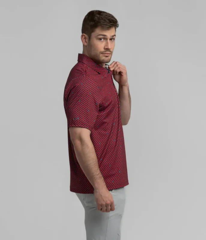 Dawg Walk Printed  Polo