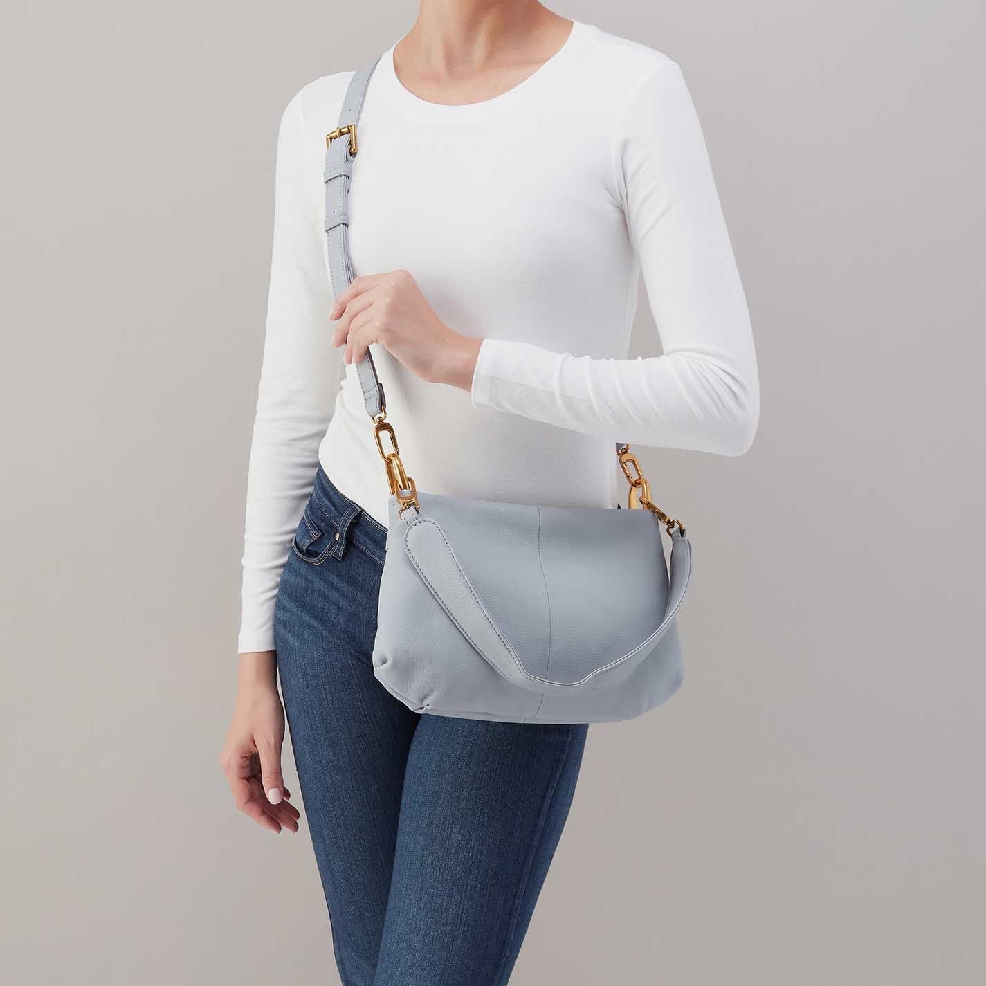 Advance Shoulder Bag Pebbled Leather