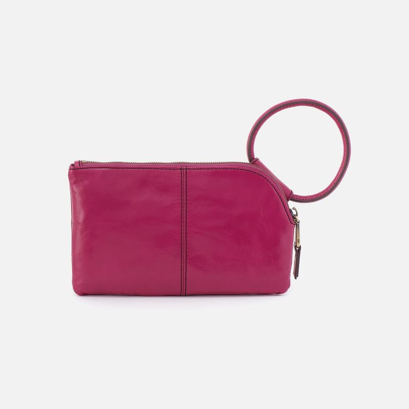 Sable Wristlet - In Polished Leather