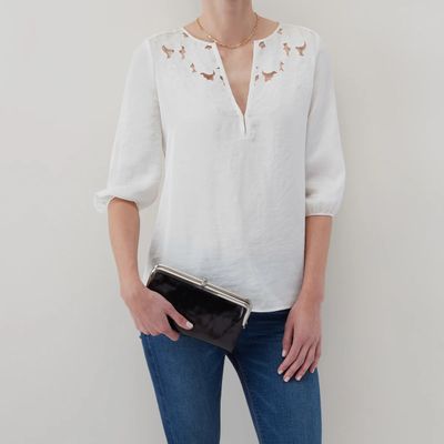 Lauren Wallet/Clutch - Polished Leather