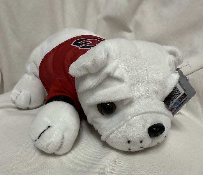 Plush Georgia Bulldog Mascot 10" BOOM