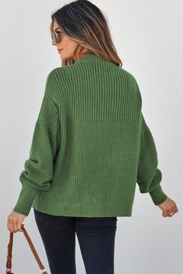 Knitted Crew Neck Sweater