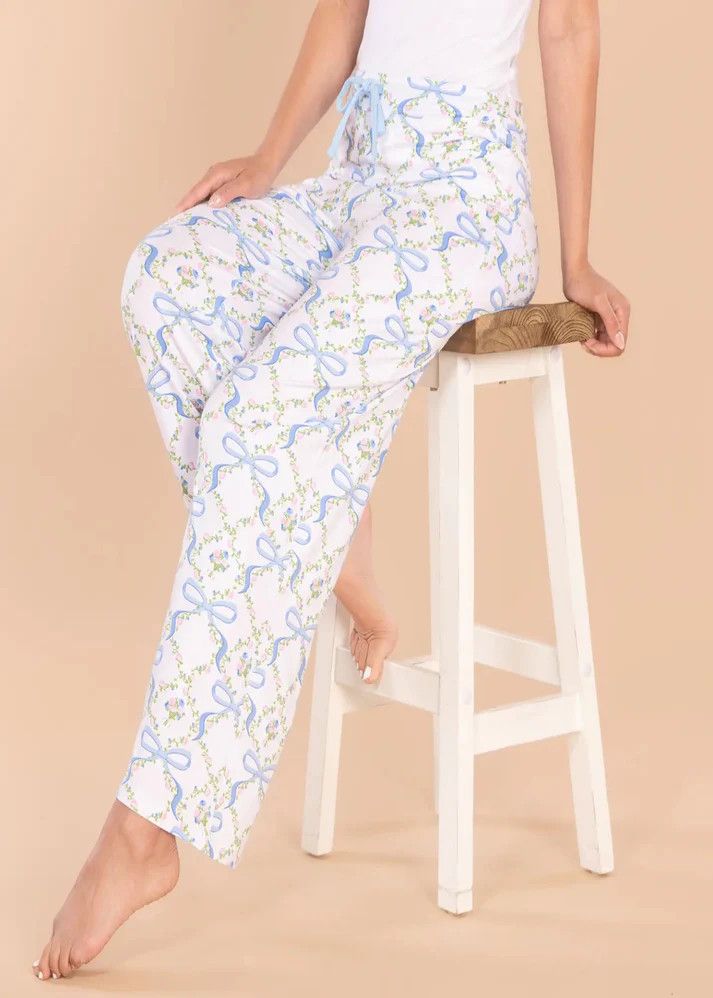 Bows &amp; Blossoms Pajama Pants