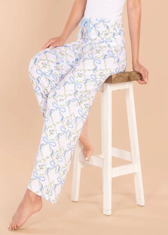 Bows &amp; Blossoms Pajama Pants