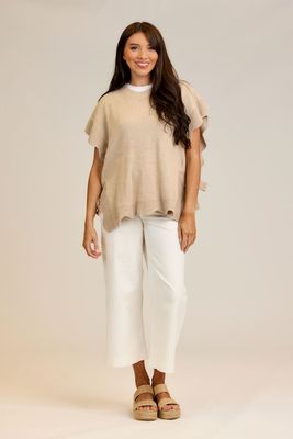 Rigsby Scallop Sweater-O/S