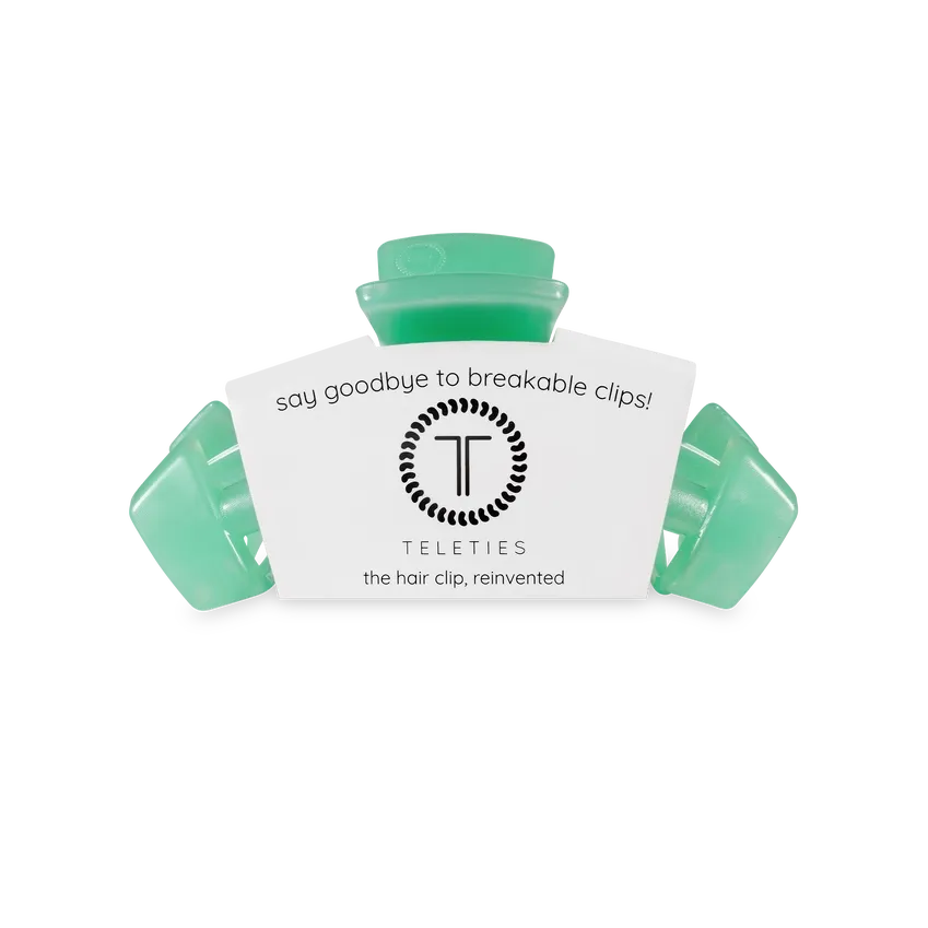 Teleties - Classic Small Hair Clip, Color: Spring Splash