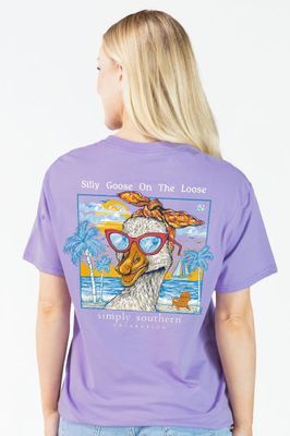 'Silly goose on the loose' Short Sleeve T-Shirt