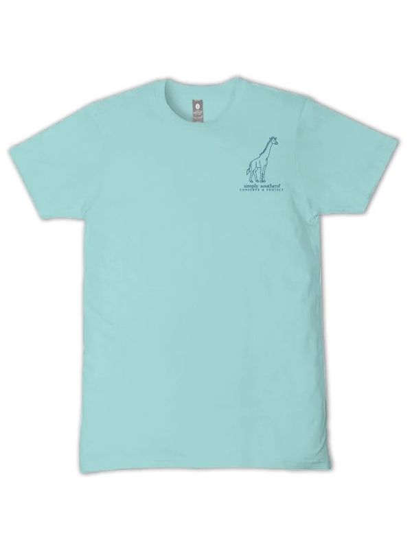 Youth -Animal Conservation Giraffe Short Sleeve T-Shirt
