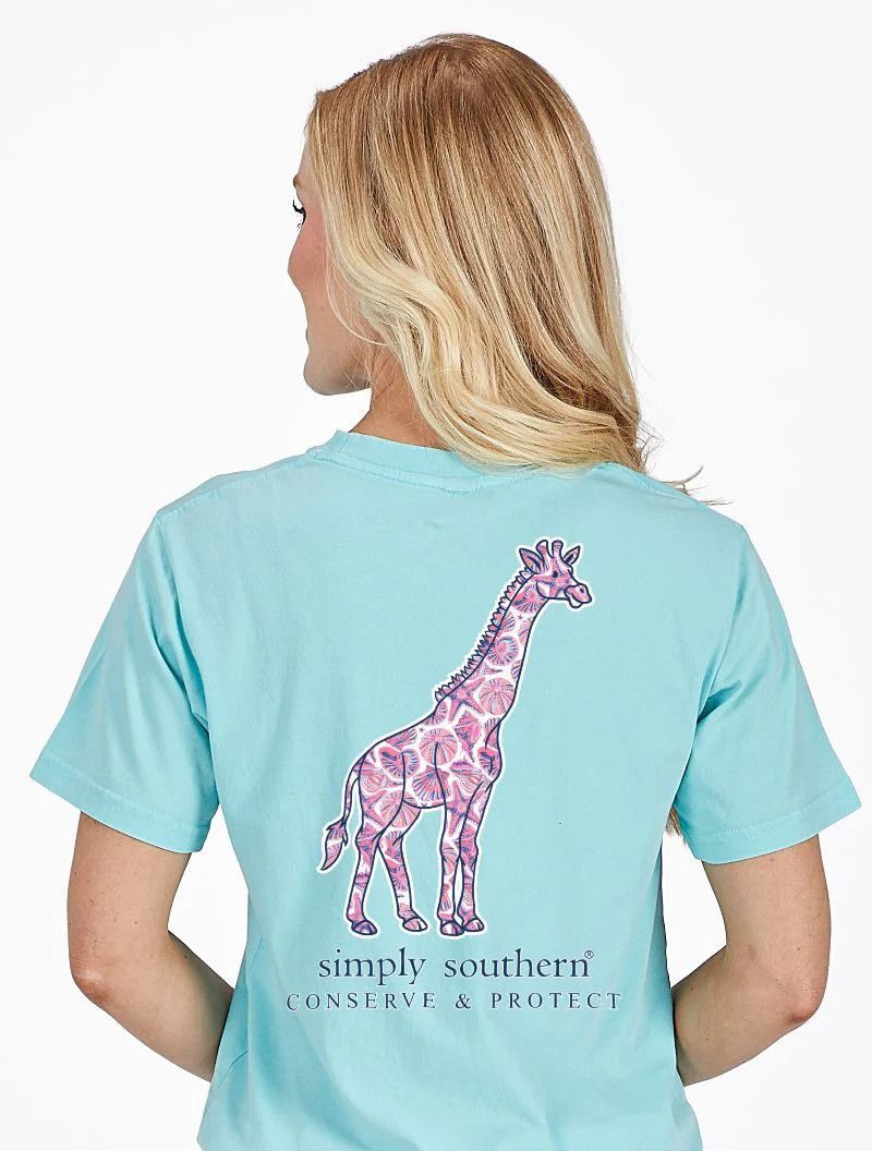 Animal Conservation Giraffe Short Sleeve T-Shirt