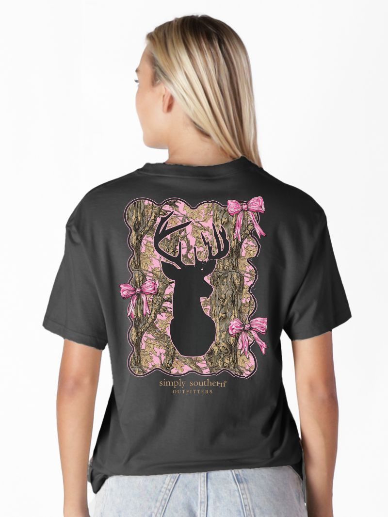 Deer Silhouette Short Sleeve T-Shirt