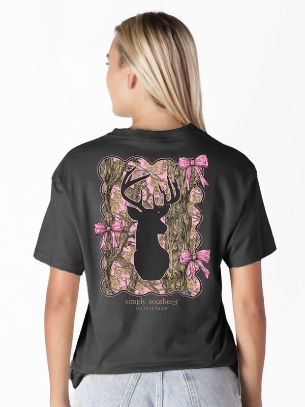 Deer Silhouette Short Sleeve T-Shirt