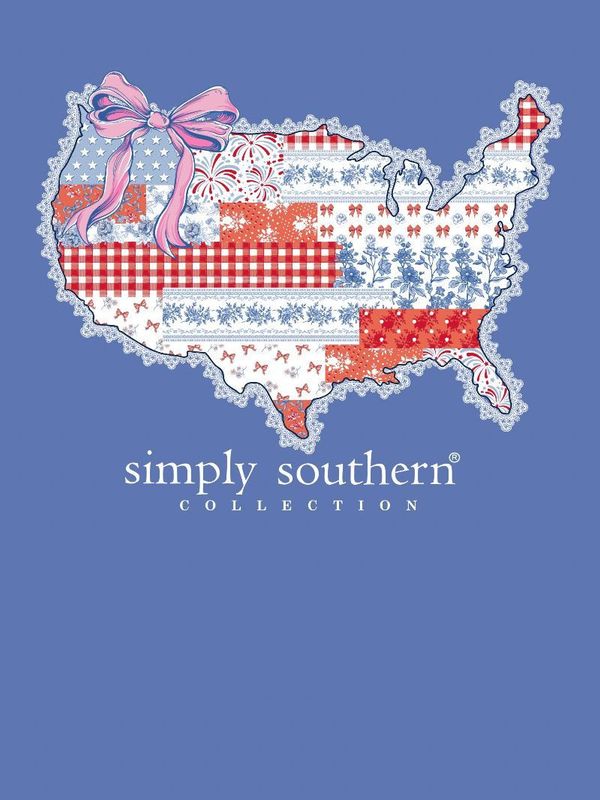 USA Patchwork Short Sleeve T-Shirt