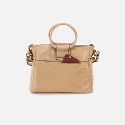 SHEILA Medium Satchel - Polished Leather
