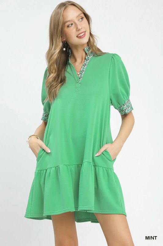 French Terry Baby-Doll Dress