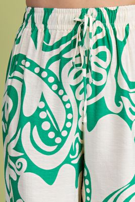 Printed Relaxed Fit Pants