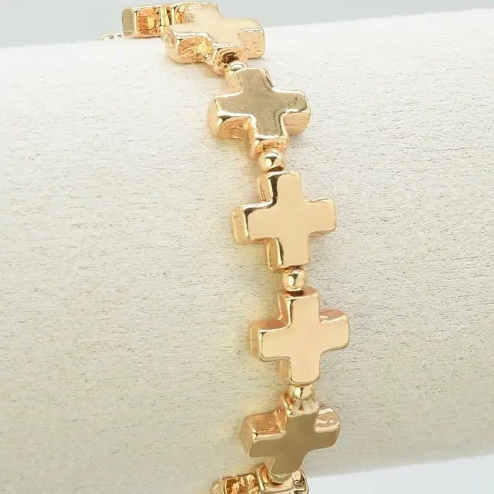 Cross Stretch Bracelet