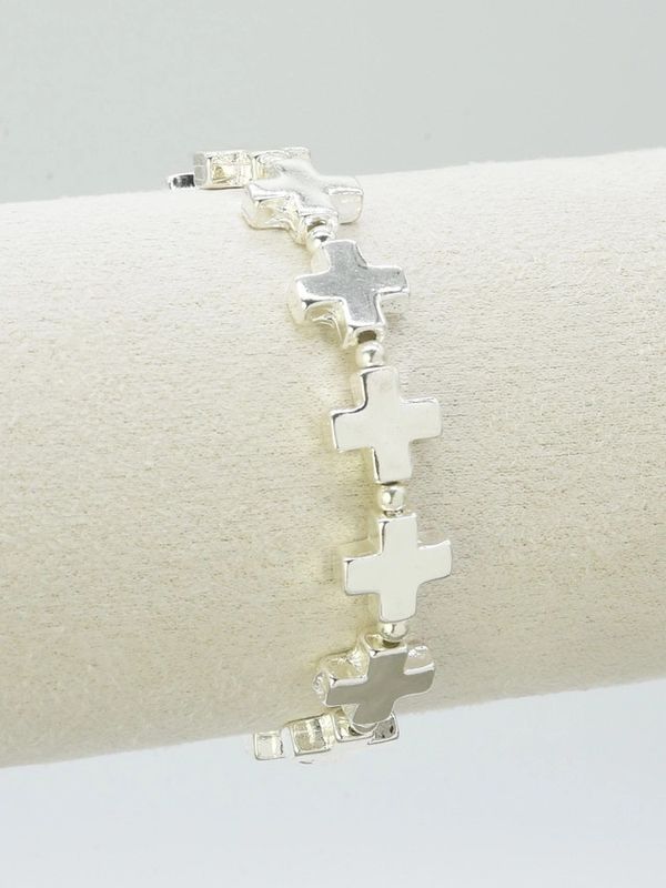 Cross Stretch Bracelet