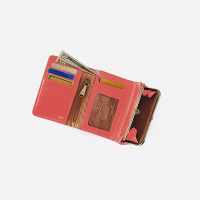 ROBIN Compact Wallet - Polished Leather