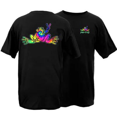 Neon Tie-Dye Fill Frog T-Shirt
