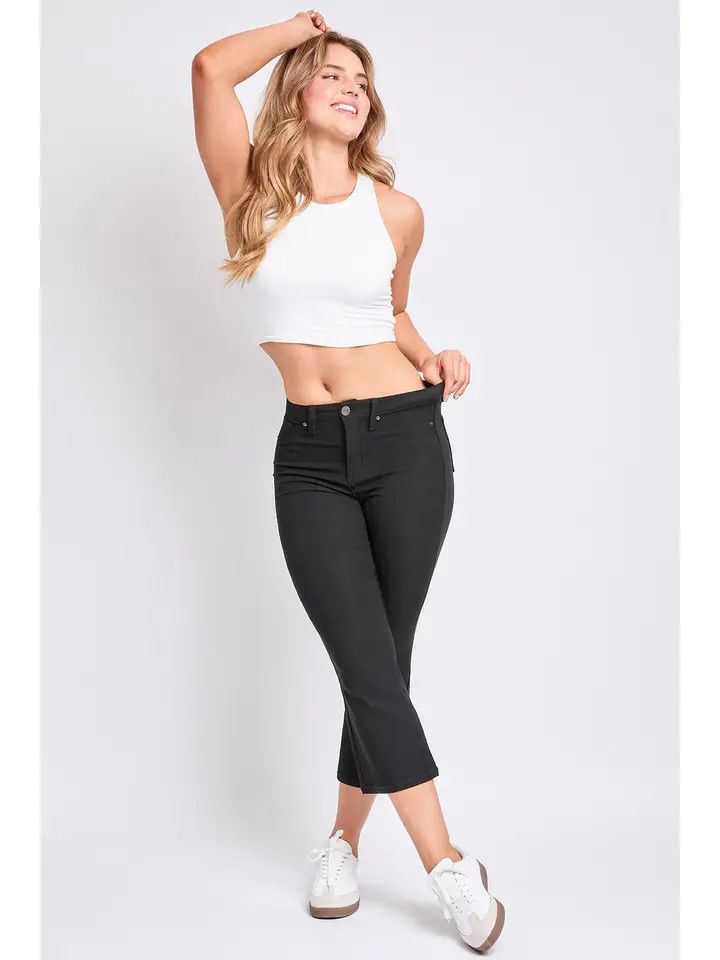 Hyperstretch Cropped Kick Flare Pants