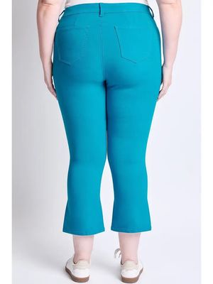 PLUS Hyperstretch Cropped Kick Flare Pants